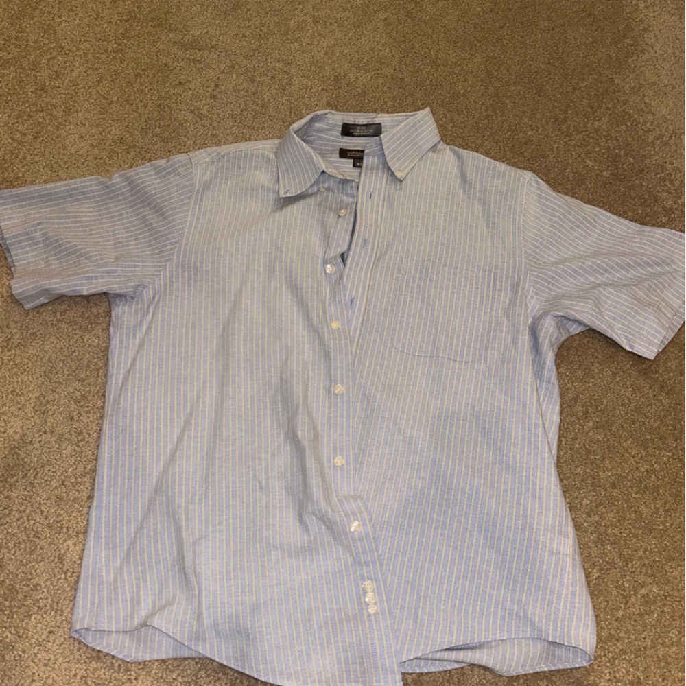Croft & Barrow Light Blue Pinstripe Shirt